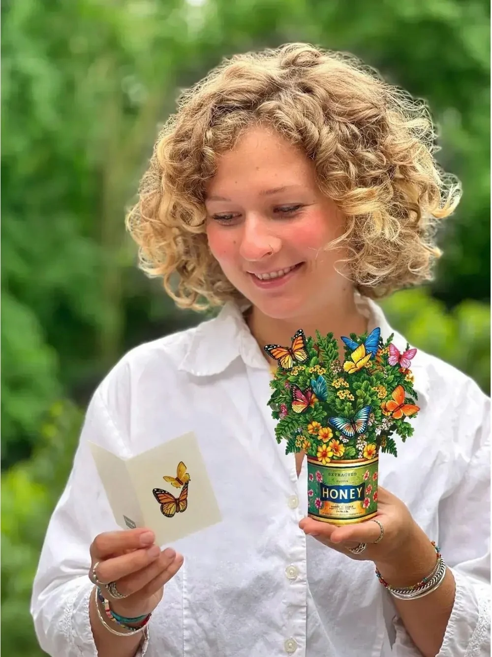 FreshCut Paper Mini Butterflies & Buttercups Pop-Up Card